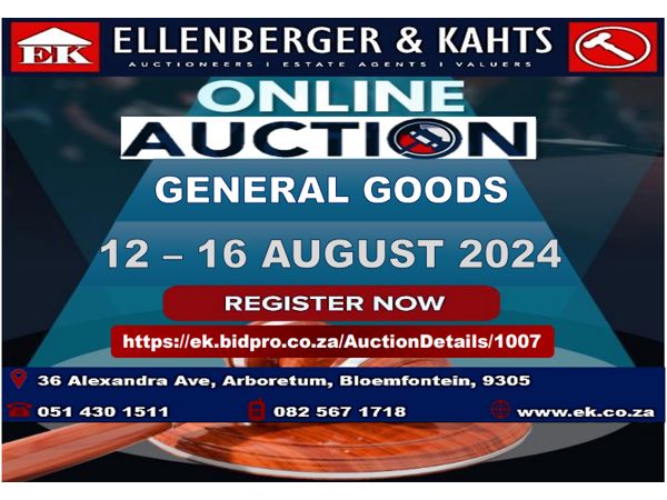 ONLINE AUCTION - GENERAL GOODS #7
